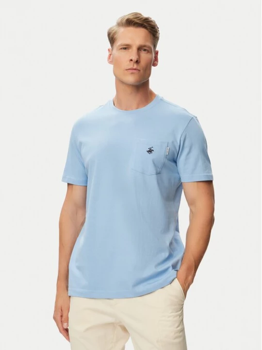 Obrázek produktu Beverly Hills Polo Club T-Shirt P-SS26M-TS414000 Světle modrá Regular Fit