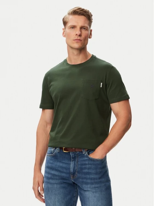 Obrázek produktu Beverly Hills Polo Club T-Shirt P-SS26M-TS414000BTGR Tmavě zelená Regular Fit
