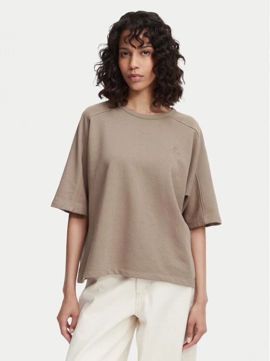 Obrázek produktu Beverly Hills Polo Club T-Shirt P-SS26W-TS00817 Světle hnědá Oversize
