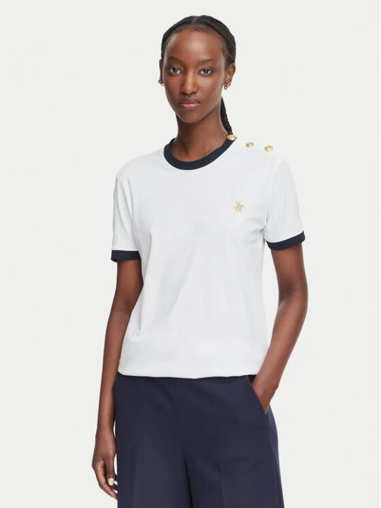 Obrázek produktu Beverly Hills Polo Club T-Shirt P-SS26W-TS0104 Bílá Regular Fit