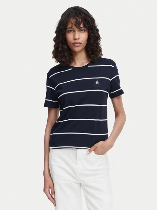 Obrázek produktu Beverly Hills Polo Club T-Shirt P-SS26W-TS0162 Tmavomodrá Regular Fit