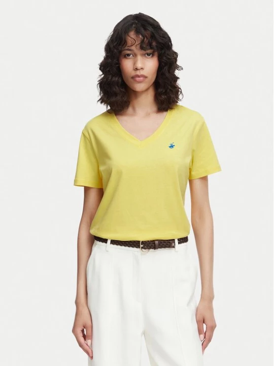 Obrázek produktu Beverly Hills Polo Club T-Shirt P-SS26W-TS5165188 Žlutá Regular Fit