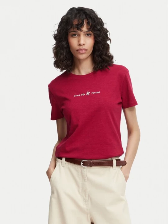 Obrázek produktu Beverly Hills Polo Club T-Shirt P-SS26W-TS6510 Bordó Regular Fit