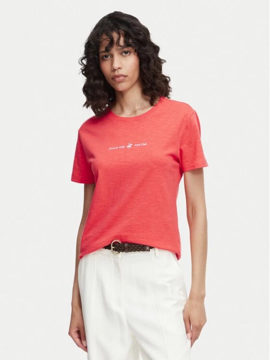 Obrázek produktu Beverly Hills Polo Club T-Shirt P-SS26W-TS6510 Korálová Regular Fit