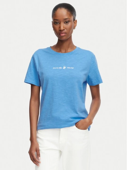 Obrázek produktu Beverly Hills Polo Club T-Shirt P-SS26W-TS6510 Světle modrá Regular Fit