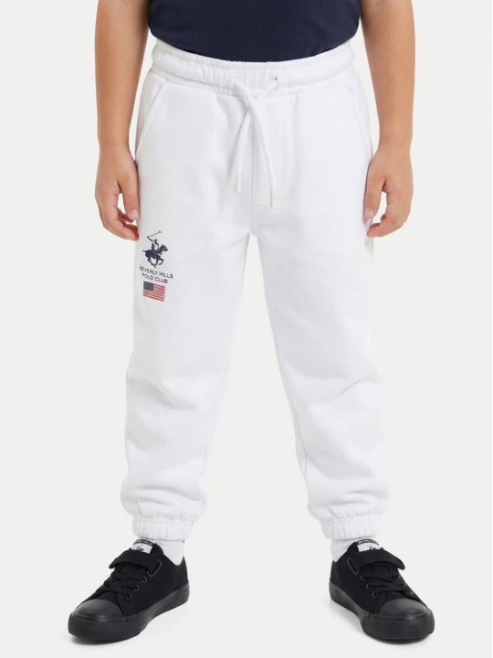 Obrázek produktu Beverly Hills Polo Club Teplákové kalhoty P-SS26B-TF0033K Bílá Regular Fit