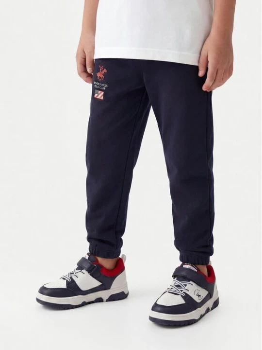 Obrázek produktu Beverly Hills Polo Club Teplákové kalhoty P-SS26B-TF0033K Tmavomodrá Regular Fit