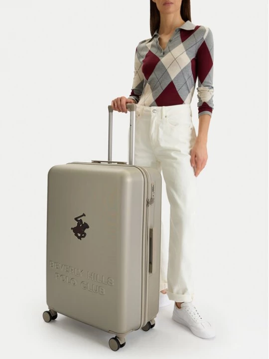 Obrázek produktu Beverly Hills Polo Club Velký kufr CEO-BHPC-L-003-08-BEIGE Béžová
