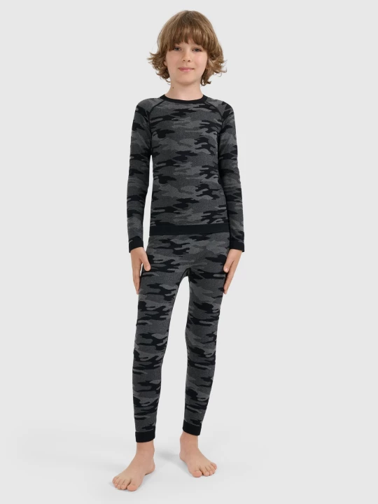 Obrázek produktu Bezešvé termoakční prádlo komplet chlapecké - multicolor 4F