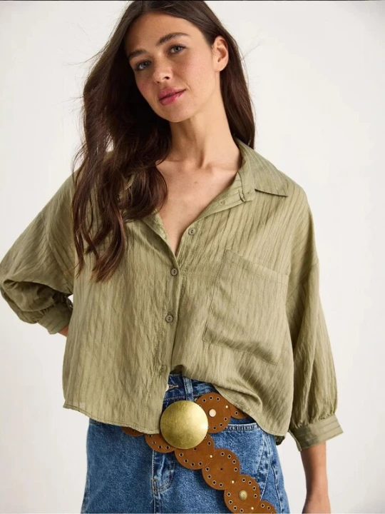 Obrázek produktu Bianco Lucci Halenka khaki / olivová