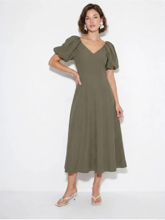 Obrázek produktu Bianco Lucci Šaty 'Midi' khaki