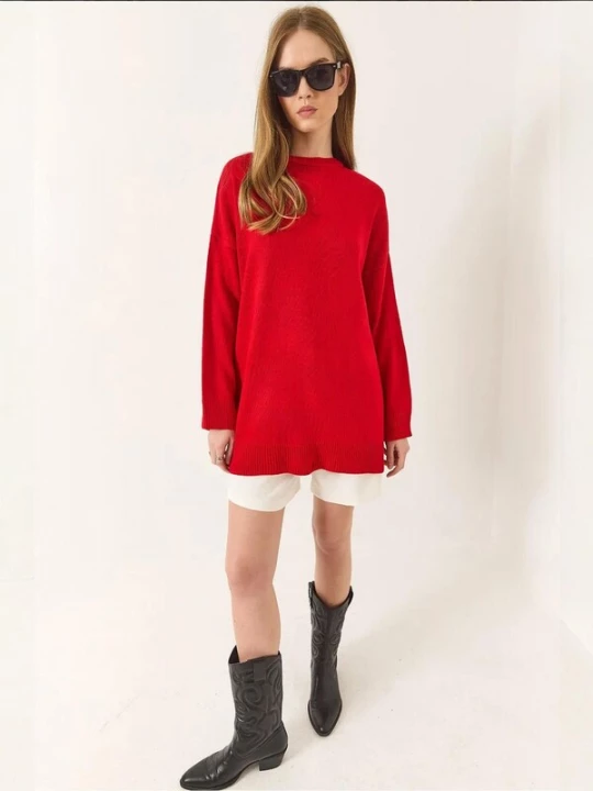 Obrázek produktu Bianco Lucci Svetr 'Pullover' červená