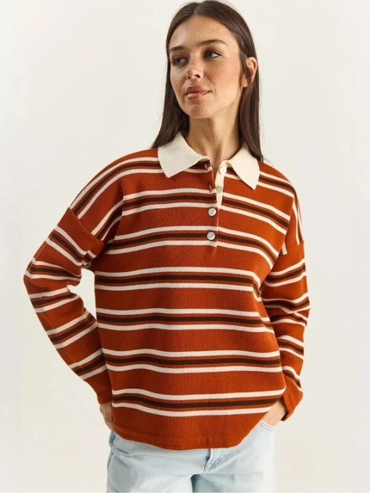 Obrázek produktu Bianco Lucci Svetr 'Pullover' červená