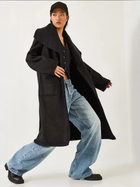 Obrázek produktu Bianco Lucci Zimní kabát černá