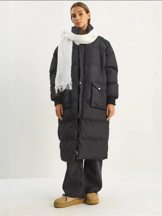 Obrázek produktu Bianco Lucci Zimní kabát 'Puffer- und Daunenmäntel' černá