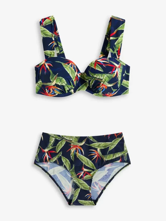 Obrázek produktu Bikini balkonetka (2 części) BonPrix niebieski