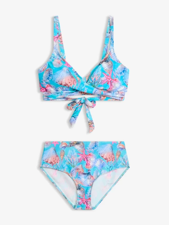 Obrázek produktu Bikini bustier z kopertowym dekoltem (komplet 2-cz.) BonPrix