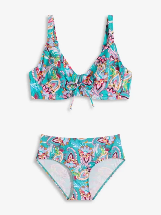 Obrázek produktu Bikini minimizer na fiszbinach (kompl. 2-cz.) BonPrix niebieski
