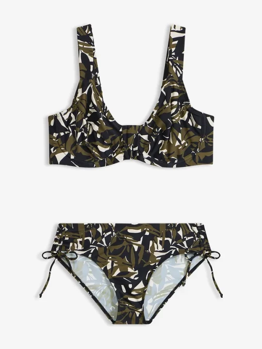 Obrázek produktu Bikini minimizer z wyściełanymi ramiączkami (2 części) BonPrix biały