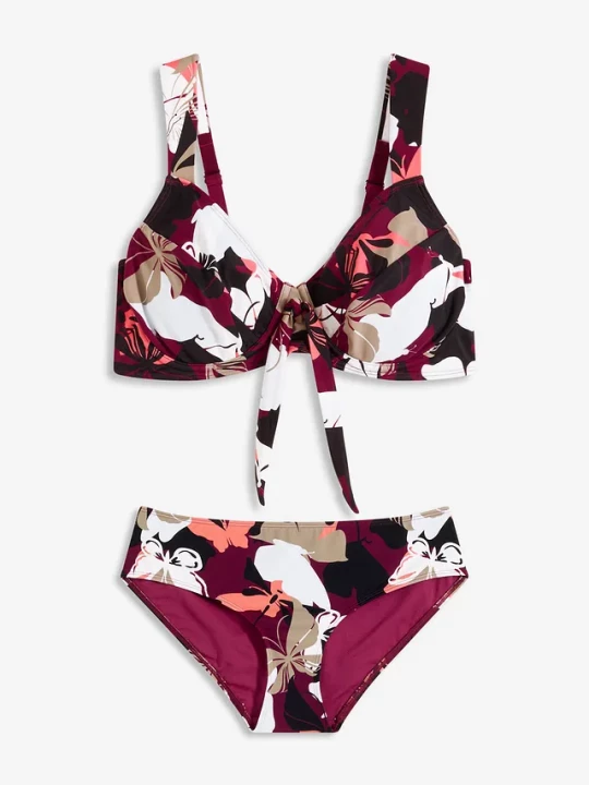 Obrázek produktu Bikini minimizer z wyściełanymi ramiączkami (2 części) BonPrix fioletowy