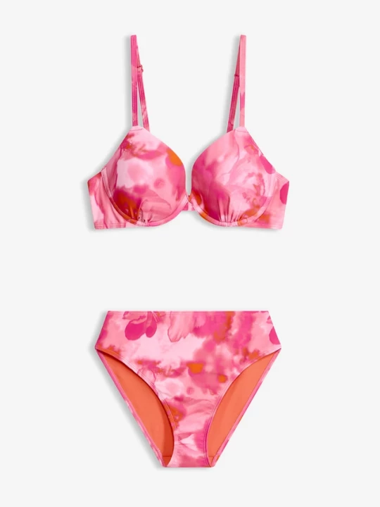Obrázek produktu Bikini na fiszbinach (2 części) BonPrix czerwony
