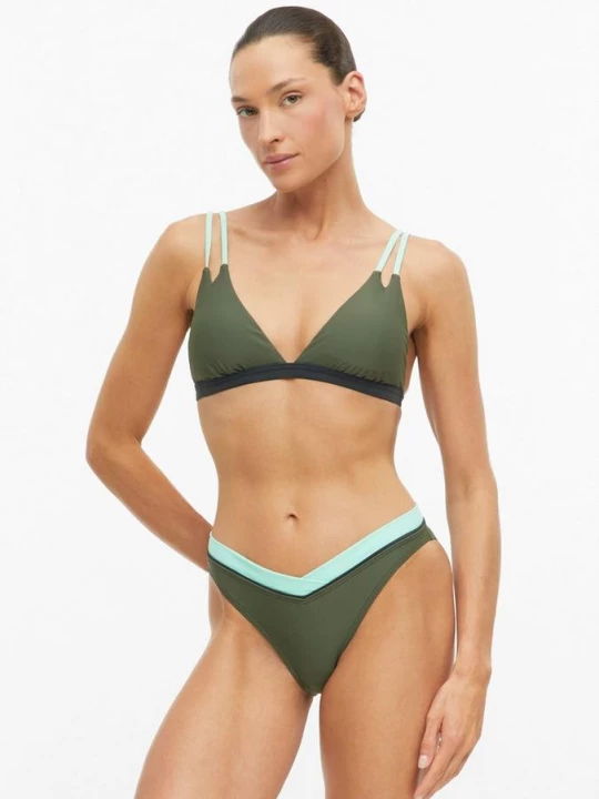 Obrázek produktu Bikinová trojúhelníková podprsenka s barevnými bloky s.Oliver