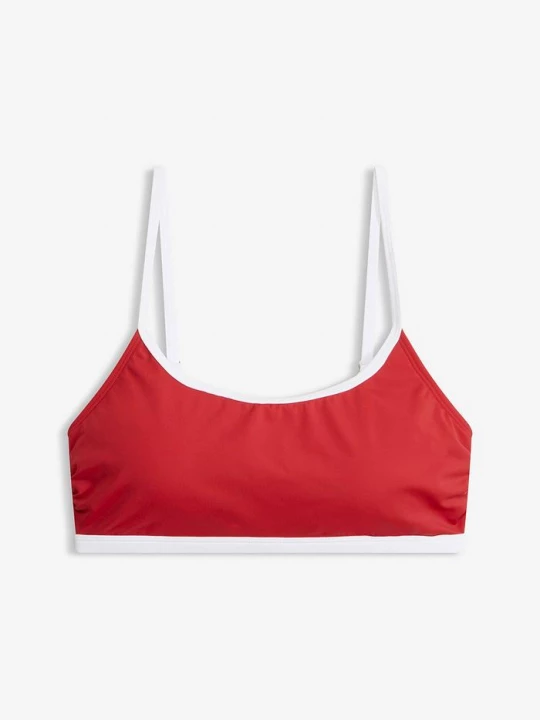 Obrázek produktu Bikinový podprsenkový top s kontrastními bílými švy BonPrix