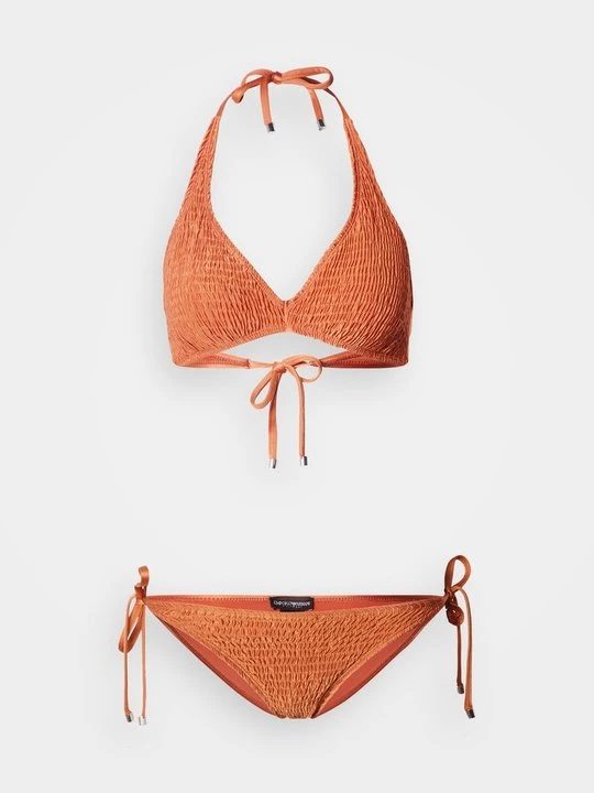 Obrázek produktu Bikiny Emporio Armani oranžovo-hnědý denim