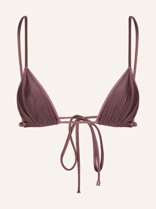 Obrázek produktu Bilali The Label Trojúhelníkové Bikiny Maja tmavě fialová
