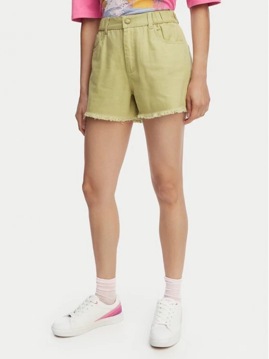 Obrázek produktu Billabong Džínové šortky Little Sister EBJDS00103 Světle zelená Relaxed Fit