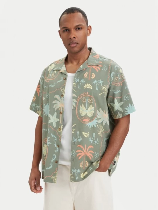 Obrázek produktu Billabong Košile Vacay EBYWT03019 Tmavě zelená Relaxed Fit