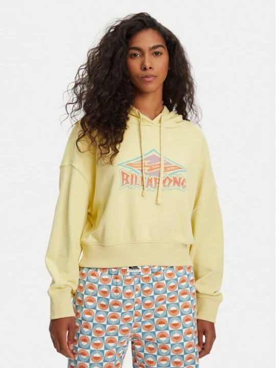 Obrázek produktu Billabong Mikina All Time EBJFT00146 Žlutá Boxy Fit