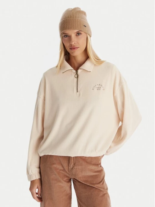 Obrázek produktu Billabong Mikina Coffee Time EBJKT00115 Écru Regular Fit Krémová