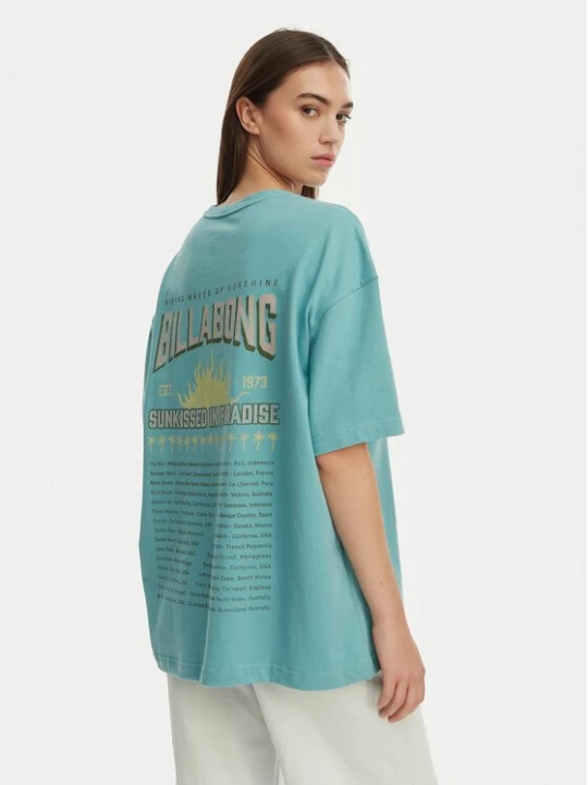 Obrázek produktu Billabong T-Shirt Reach For Sunshine EBJZT00478 Tyrkysová Loose Fit