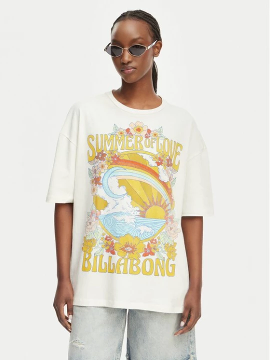 Obrázek produktu Billabong T-Shirt Summer Of Love EBJZT00592 Bílá Loose Fit