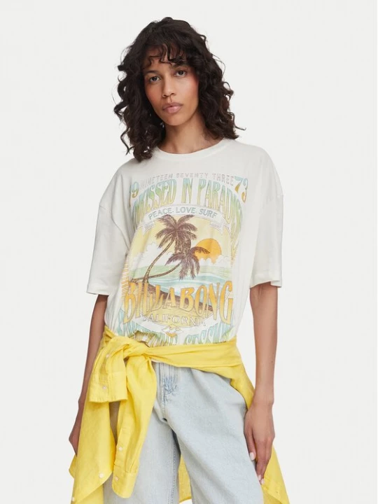 Obrázek produktu Billabong T-Shirt Sunset Mindset EBJZT00462 Krémová Regular Fit