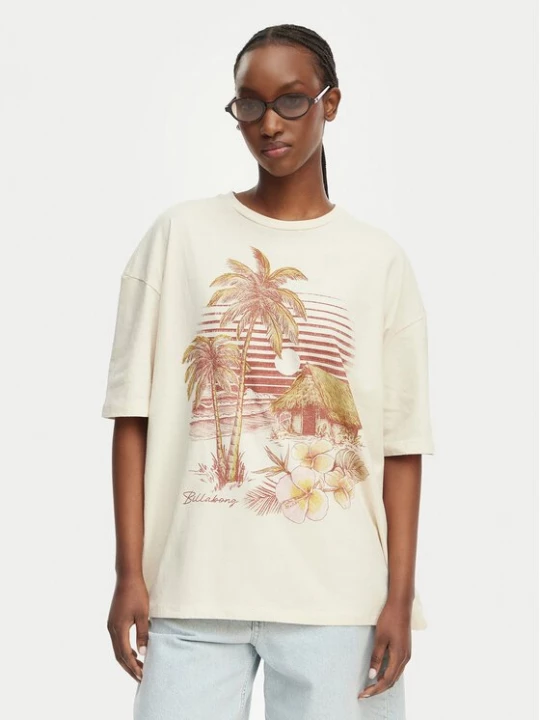 Obrázek produktu Billabong T-Shirt Will Find Me Here EBJZT00582 Světle béžová Loose Fit
