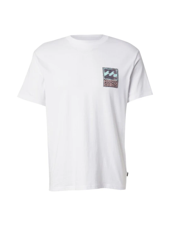 Obrázek produktu BILLABONG Tričko antracitová / světle zelená / jasně oranžová / bílá