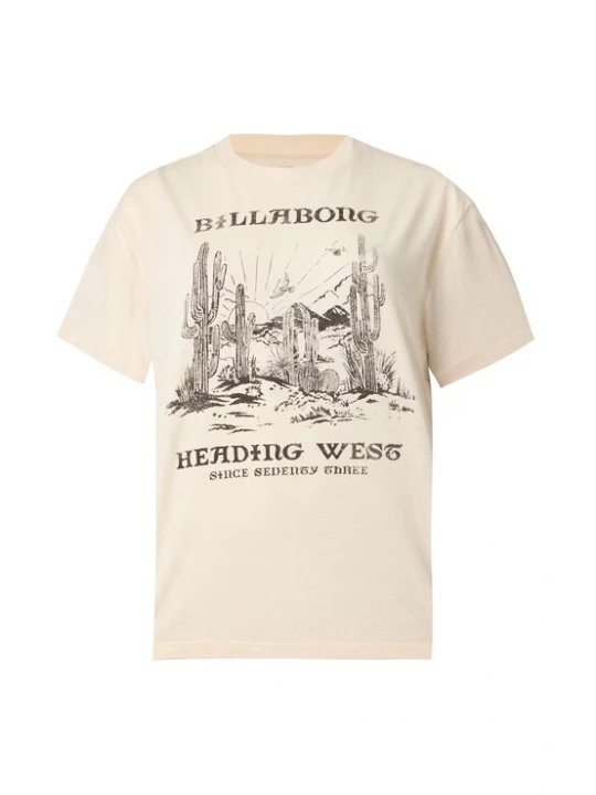 Obrázek produktu BILLABONG Tričko 'Heading West' světle béžová / černá