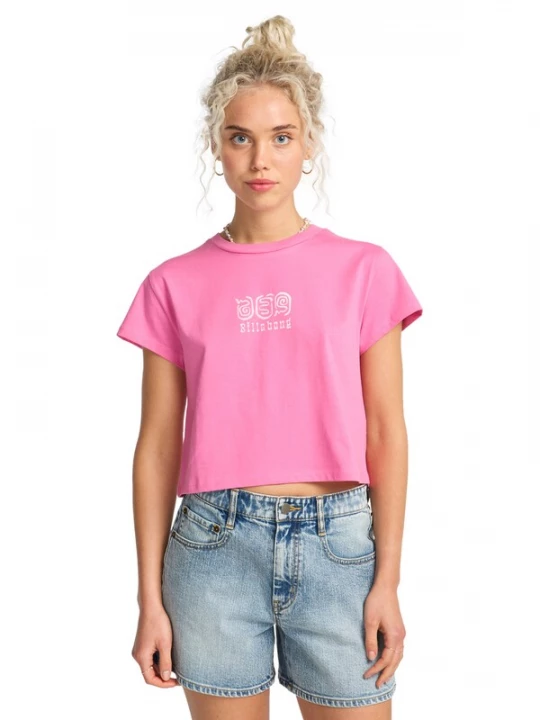 Obrázek produktu BILLABONG Tričko 'Holiday Soon' světle růžová / bílá