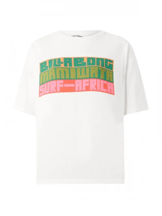 Obrázek produktu BILLABONG Tričko 'SURF AFRICA' zelená / jasně oranžová / růžová / bílá