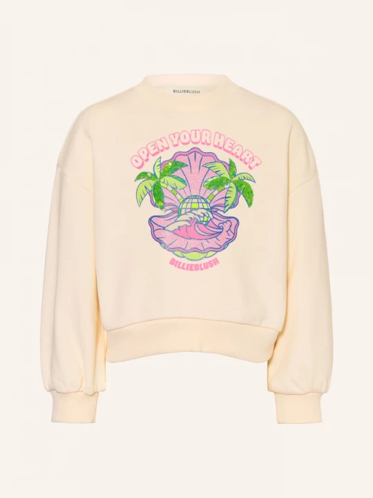 Obrázek produktu Billieblush Mikina S Flitry krémová / neonově růžová / světle zelená