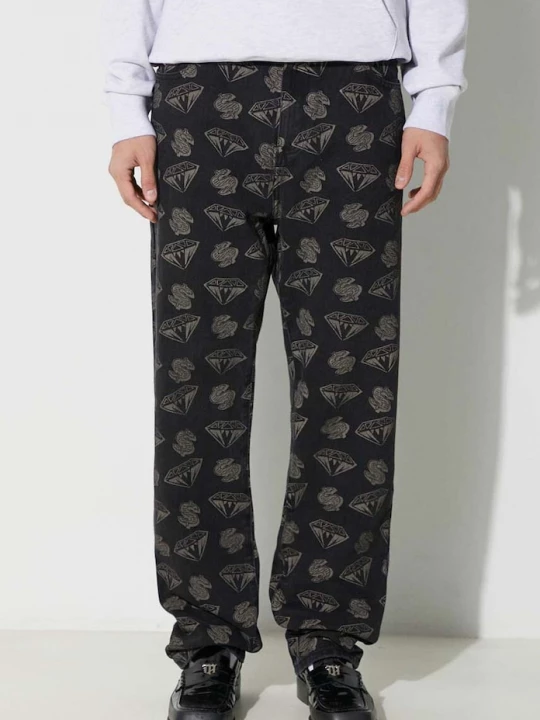 Obrázek produktu Billionaire Boys Club Džíny Billionaire Boys Club Diamonds & Dollars Denim černá