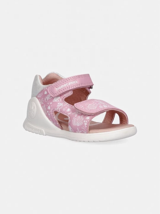 Obrázek produktu Biomecanics Dětské kožené sandály Biomecanics růžová