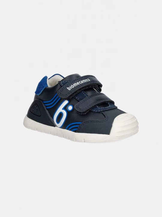 Obrázek produktu Biomecanics sneakers boty dětské kožené námořnická modř