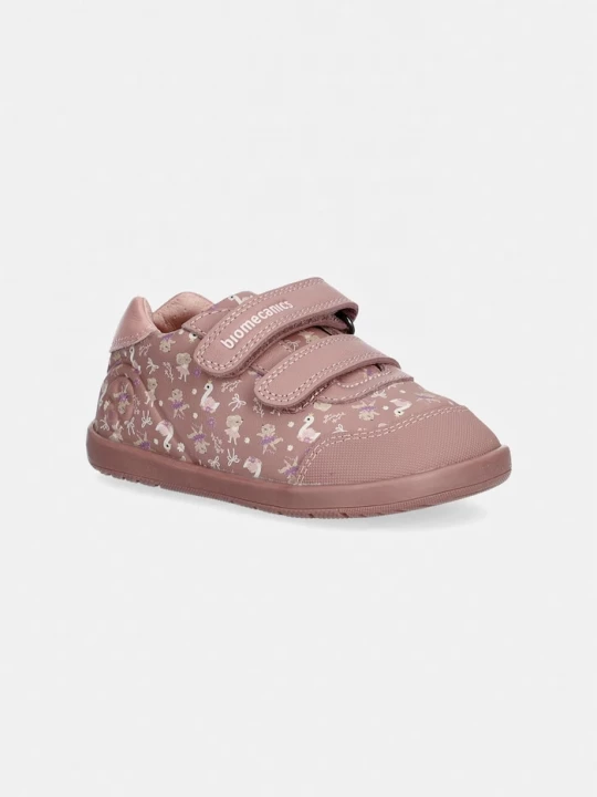 Obrázek produktu Biomecanics sneakers boty dětské kožené růžová