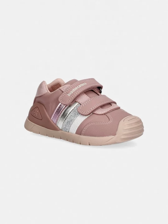 Obrázek produktu Biomecanics sneakers boty dětské kožené růžová