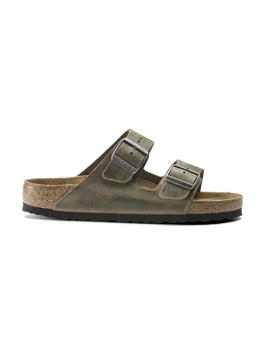 Obrázek produktu Birkenstock Kožené pantofle Birkenstock Arizona zelená
