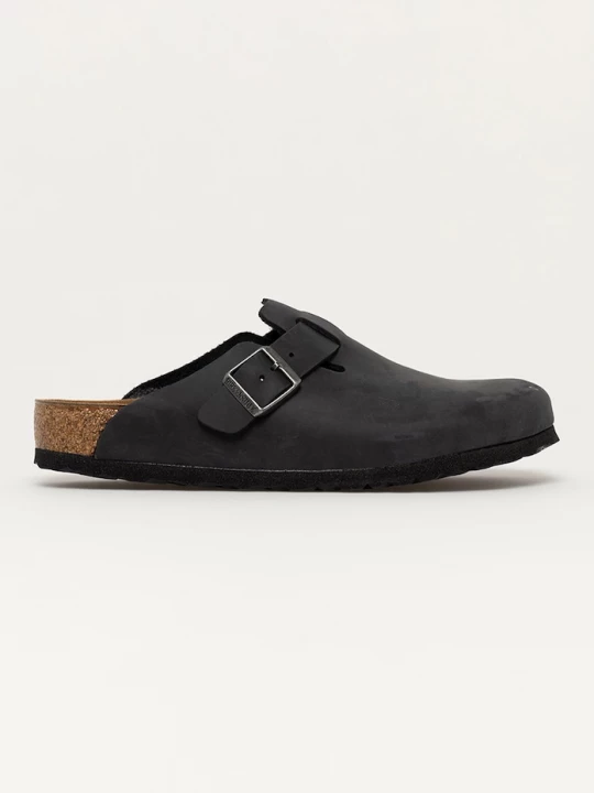 Obrázek produktu Birkenstock Nubukové pantofle Birkenstock Boston SFB černá