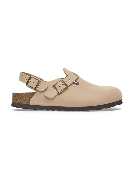Obrázek produktu Birkenstock Nubukové pantofle Birkenstock Tokio béžová